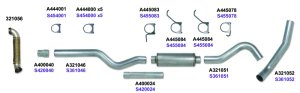 GMC 3500 Performance Exhaust - Diamond Eye Performance - Cat Back - Stainless Steel - `06-`07